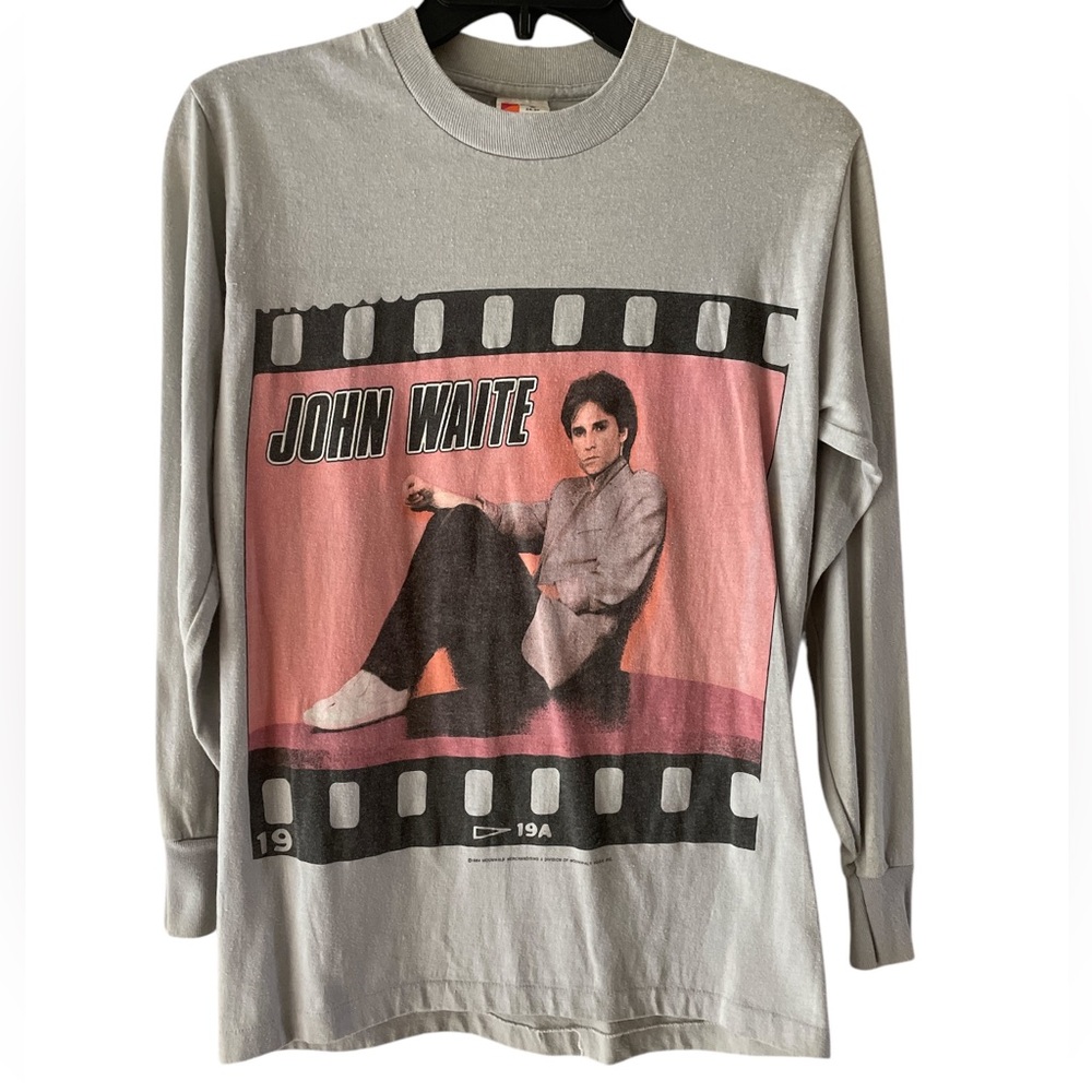 John Waite RARE vintage Signal 1984 long sleeved graphic t-shirt